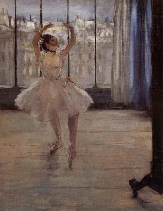 Edgar Degas Dancer in ther front of Photographer Spain oil painting art